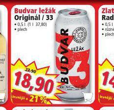 Budvar ležák originál