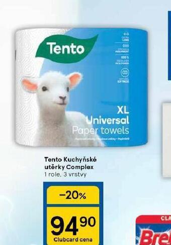 Tesco Tento kuchyňské utěrky nabídka