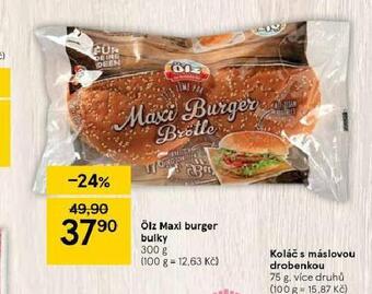 Tesco Ölz maxi burger bulky nabídka