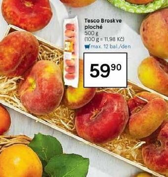 Tesco Broskve ploché nabídka