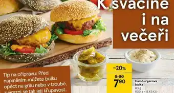 Tesco Hamburgerová bulka nabídka