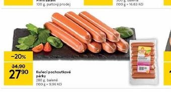 Tesco Kuřecí pochoutkové párky nabídka