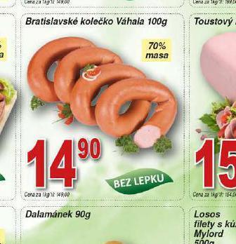 Lidl Bratislavské kolečko nabídka