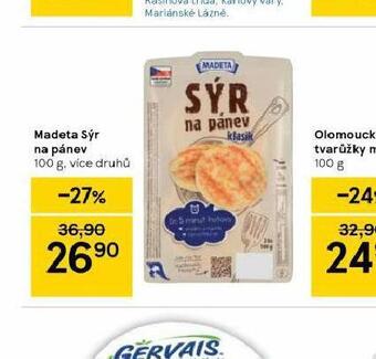 Tesco Madeta sýr na pánev nabídka