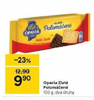 Tesco Opavia zlaté polomáčené nabídka