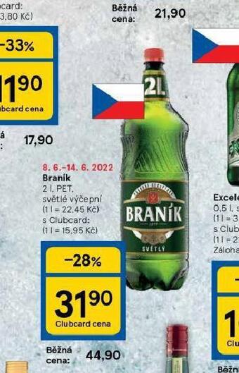 Tesco Pivo braník nabídka