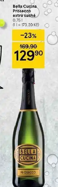 Tesco Bella cucina prosecco extra suché nabídka