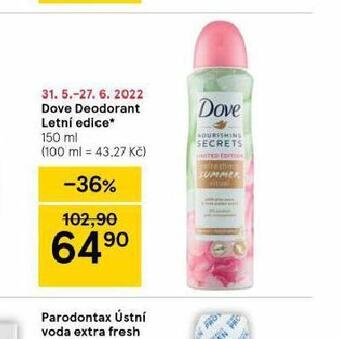 Dove deodorant