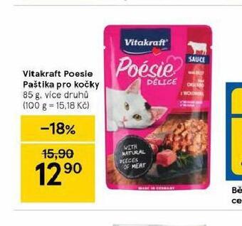 Tesco Vitakraft poesie paštika pro kočky nabídka