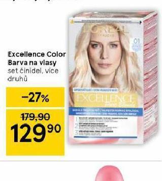 Tesco Excellence color barva na vlasy nabídka