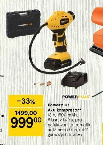 Tesco Powerplus aku kompresor nabídka