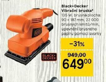 Tesco Vibrační bruska black & decker nabídka