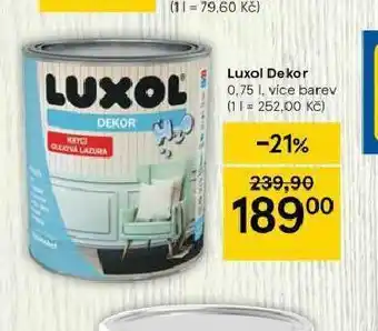 Tesco Luxol dekor nabídka