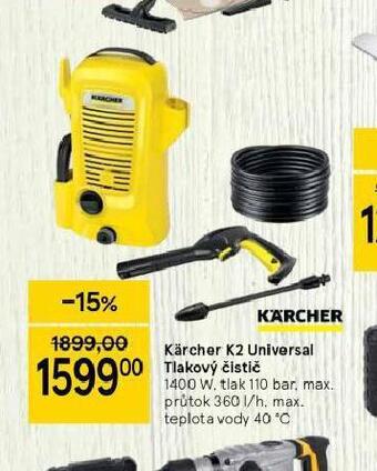 Tesco Tlakový čistič kärcher nabídka
