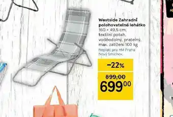 Tesco Zahradní polohovatelné lehátko nabídka