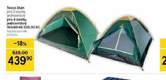 Tesco Stan pro 2 osoby nabídka