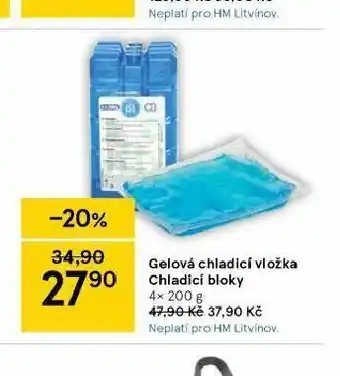 Tesco Gelová chladicí vložka nabídka
