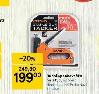 Ruční sponkovačka