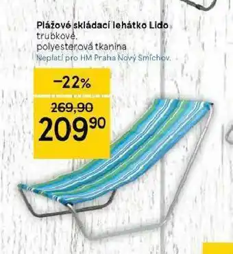 Tesco Plážové skládací lehátko nabídka
