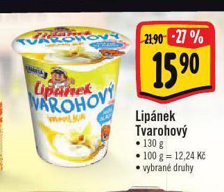Jip Lipánek tvarohový nabídka