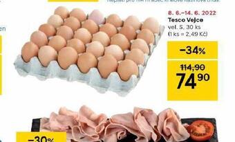 Tesco Tesco vejce s 30 ks nabídka