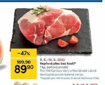 Vepřová plec bez kosti