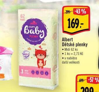 Jip Dětské plenky nabídka