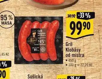 Jip Gril klobásy od mistra nabídka