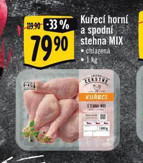 Kuřecí horní a spodní stehna