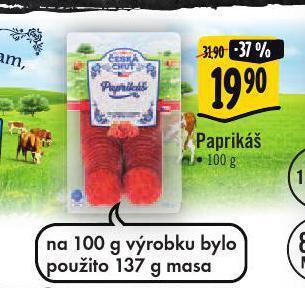 Jip Paprikáš nabídka