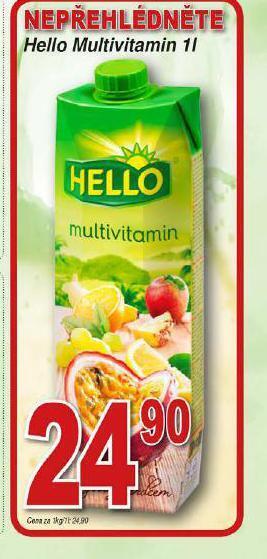Lidl Hello multivitamin nabídka