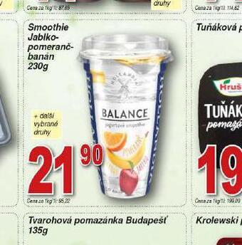 Lidl Smoothie jablko-pomeranč-banán nabídka