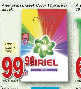Lidl Ariel prací prášek nabídka