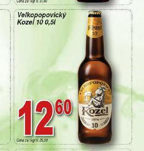 Lidl Pivo velkopopovický kozel 10 nabídka