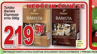 Lidl Tchibo barista espresso zrno nabídka