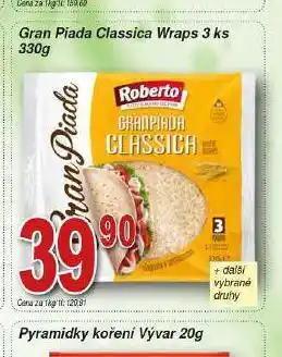 Lidl Gran piada classica wrap nabídka