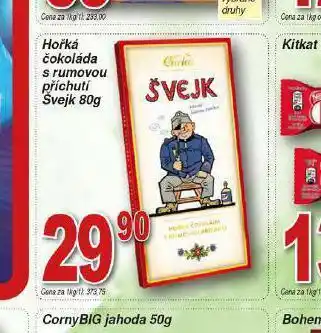 Lidl Hořká čokoláda s rumovou příchutí švejk nabídka