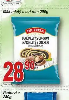 Lidl Mák mletý s cukrem nabídka