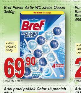 Lidl Bref power aktiv wc závěs nabídka