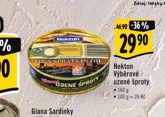 Nekton výběrové uzené šproty