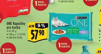 Jip Purina one granule pro kočky nabídka