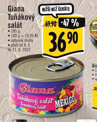 Jip Giana tuňákový salát nabídka