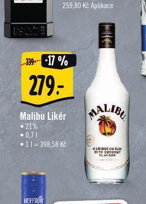 Jip Malibu likér nabídka