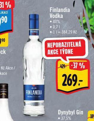 Jip Finlandia vodka nabídka