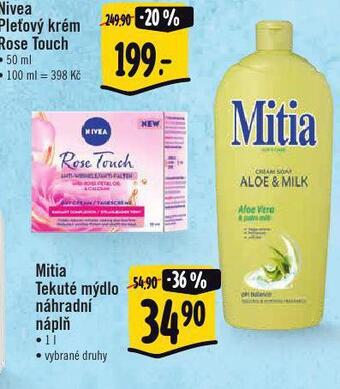 Jip Mitia tekuté mýdlo nabídka