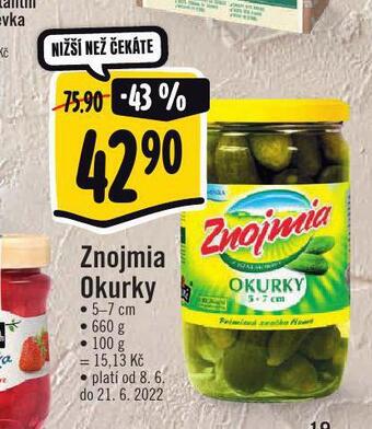 Jip Znojmia okurky nabídka