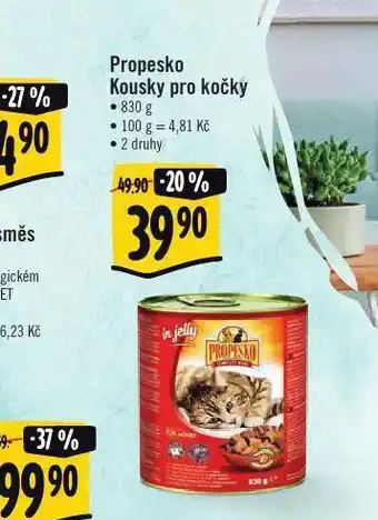 Jip Propesko kousky pro kočky nabídka