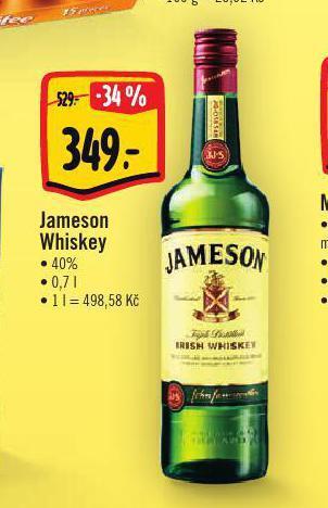 Albert Jameson whiskey nabídka