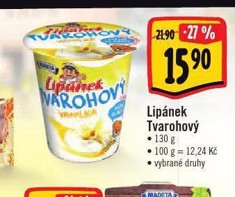 Albert Lipánek tvarohový nabídka