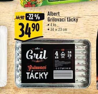 Albert Grilovací tácky nabídka